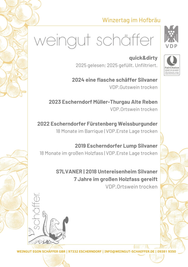 Winzertag beim Hofbräu in Bamberg